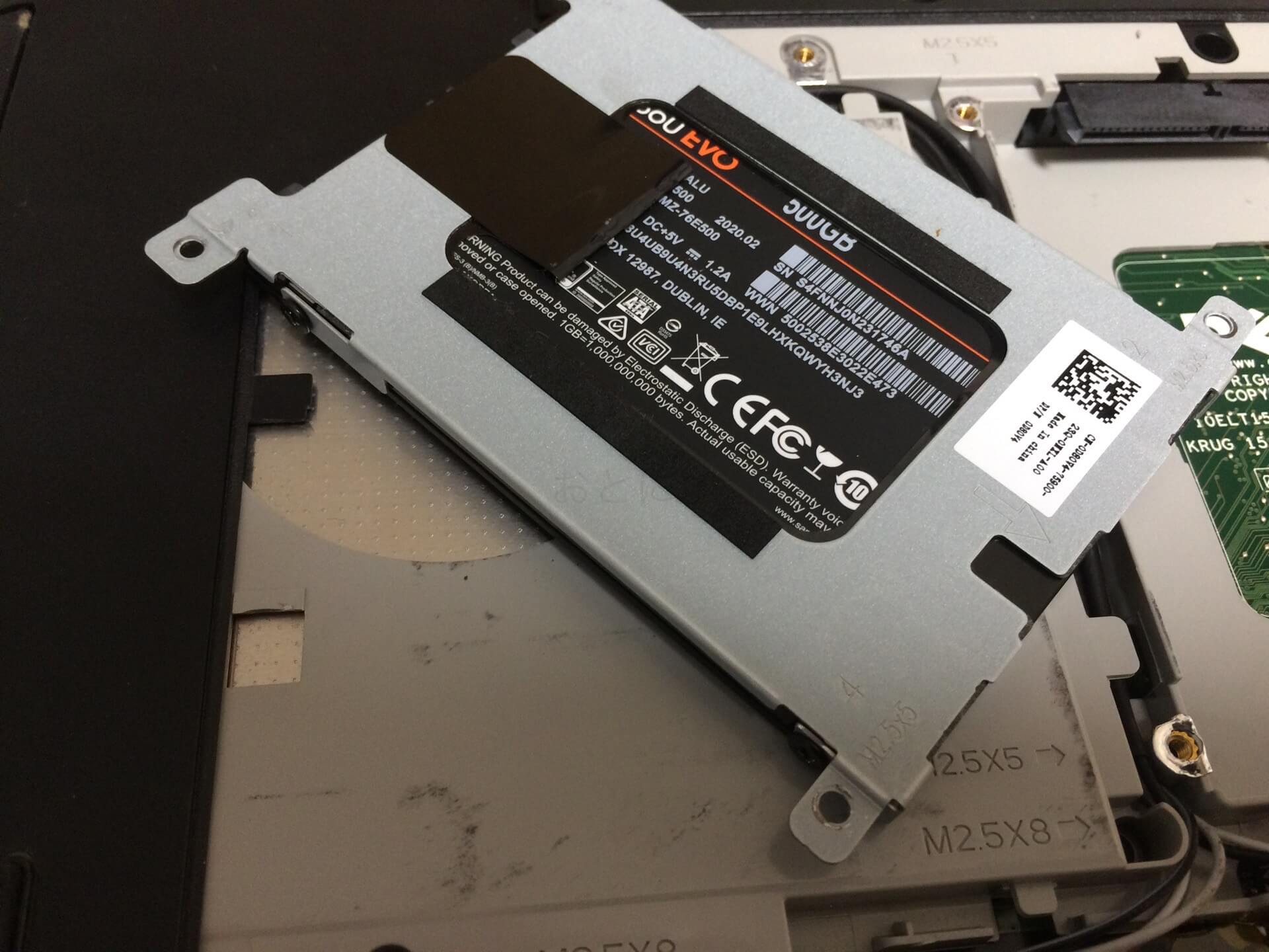 DELL Latitude E5520のメモリ・HDD交換とCPUファン掃除 | おとにま